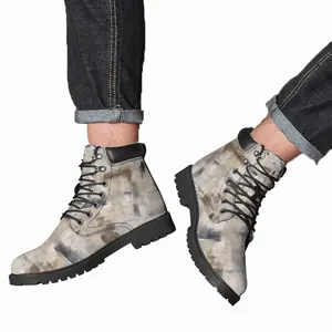 Men White Tetouan Mid Top Boots