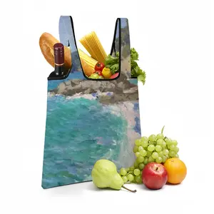 Sea Shore Spain Foldable Tote Bag