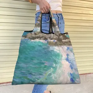 Sea Shore Spain Foldable Tote Bag