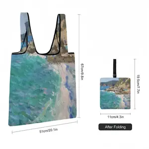 Sea Shore Spain Foldable Tote Bag