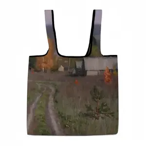 Autumn Village Nikolaevka Foldable Tote Bag