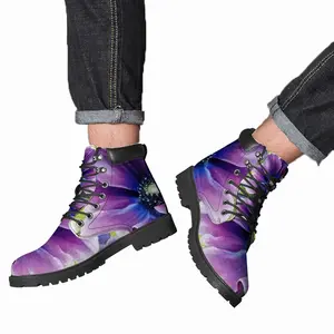 Men Violet Charm Mid Top Boots