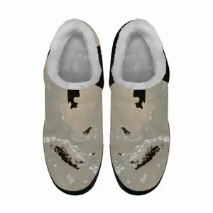 Men Human-Hummingbird Cotton Slippers