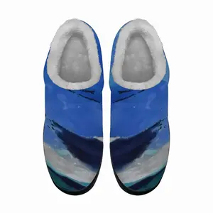 Men Into The Great Blue Cotton Slippers