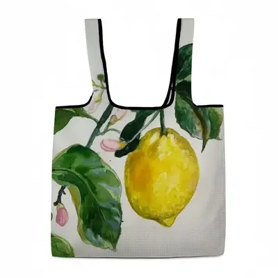 Lemon Branch Foldable Tote Bag