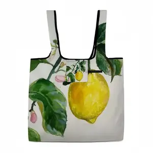 Lemon Branch Foldable Tote Bag