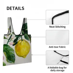 Lemon Branch Foldable Tote Bag