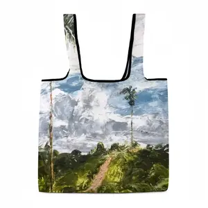 The Path To Ubud Foldable Tote Bag