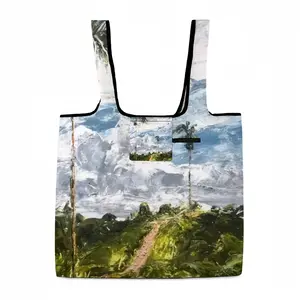 The Path To Ubud Foldable Tote Bag