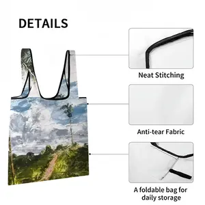 The Path To Ubud Foldable Tote Bag