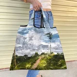 The Path To Ubud Foldable Tote Bag