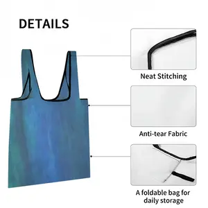 Emerald And Blue I Foldable Tote Bag