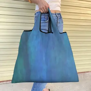 Emerald And Blue I Foldable Tote Bag