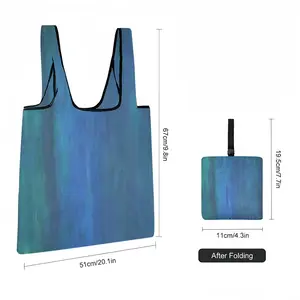 Emerald And Blue I Foldable Tote Bag