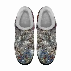 Men Whitegrid Cotton Slippers