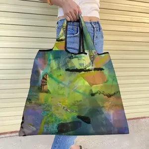 Hummingbird 9 Foldable Tote Bag