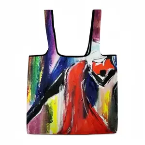 It Takes Two To Tango Foldable Tote Bag