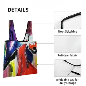 It Takes Two To Tango Foldable Tote Bag