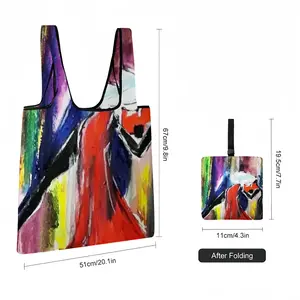 It Takes Two To Tango Foldable Tote Bag