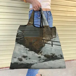 Old Mill Foldable Tote Bag