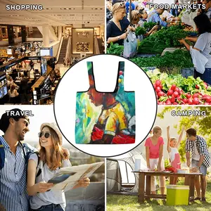 Childhood Memories Foldable Tote Bag