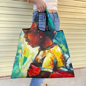 Childhood Memories Foldable Tote Bag