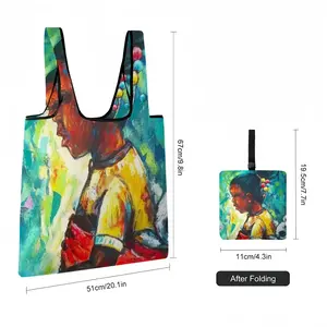 Childhood Memories Foldable Tote Bag