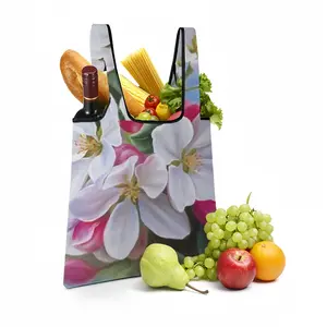 Apple Blossom Foldable Tote Bag