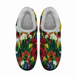 Men The Lovely Garden Cotton Slippers