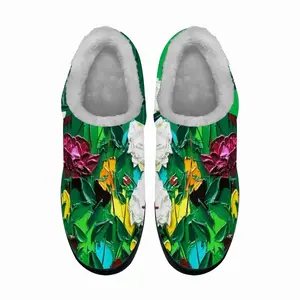 Men Anne Groves Garden Cotton Slippers