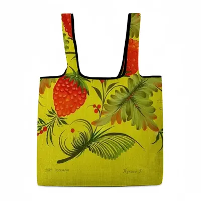 Raspberry Foldable Tote Bag