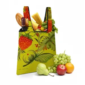 Raspberry Foldable Tote Bag