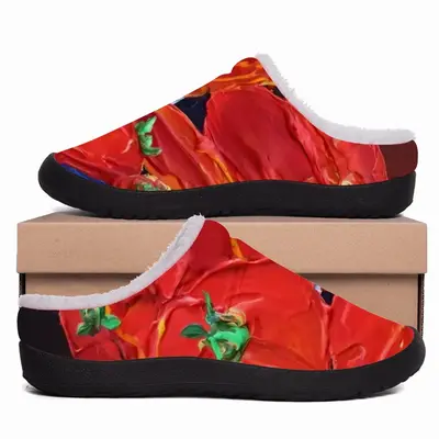 Men Tomatoes Cotton Slippers