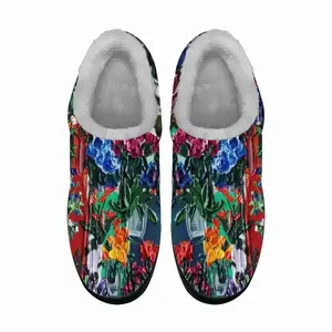 Men Florists Of Lyon S Cotton Slippers