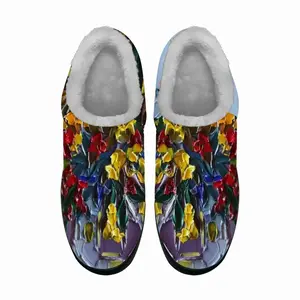 Men The Pleasure Of Flowers K Cotton Slippers