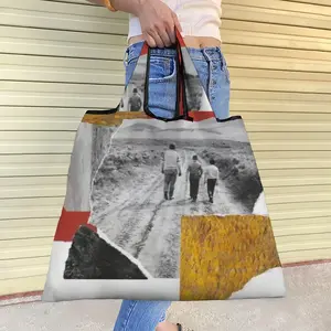 Go Into The Sunset Foldable Tote Bag