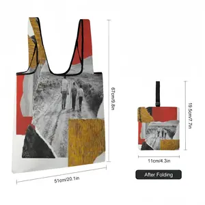 Go Into The Sunset Foldable Tote Bag