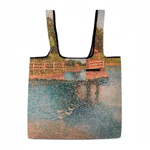 Gazebo On The Lake Foldable Tote Bag