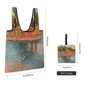 Gazebo On The Lake Foldable Tote Bag