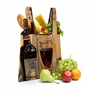 Still Life With Wine Foldable Tote Bag