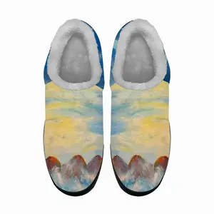 Men Landscape Landscape Cotton Slippers