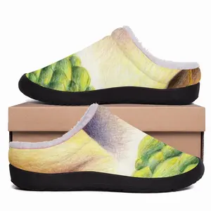 Men Landscape With Massive Rocks Cotton Slippers