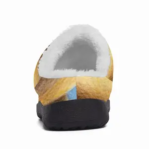 Men Landscape With Massive Rocks Cotton Slippers