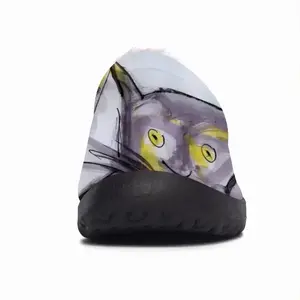 Men Cat Or Cat At Night Cotton Slippers