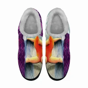 Men Question Mark From Sketchbook Cotton Slippers