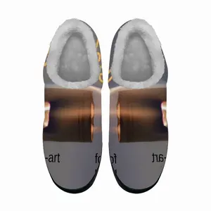 Men E-Mail Art Cotton Slippers