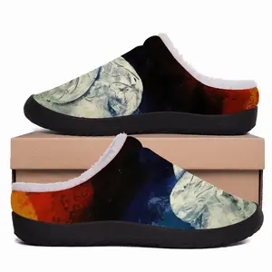 Men Two Heads And Spectral Landscape (Preliminary Stage) Cotton Slippers