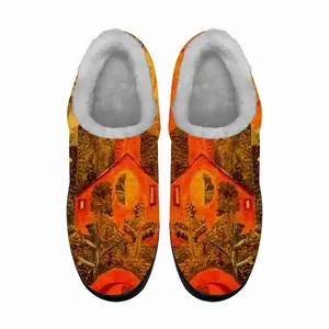 Men Princess Fox Fragment A Cotton Slippers