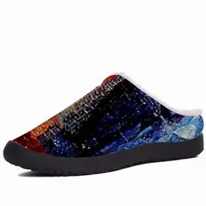 Men Mountain Ash Fragment U Cotton Slippers