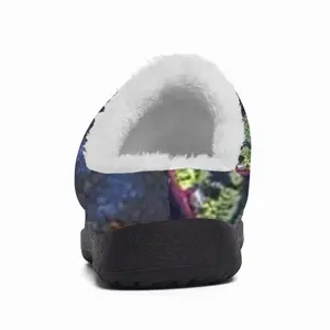 Men Minute Hand Fragment B Cotton Slippers